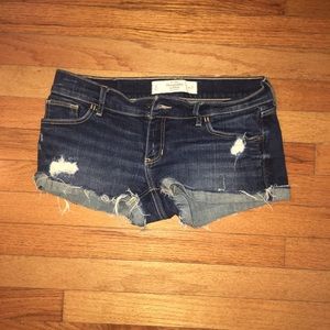 Abercrombie & Fitch low rise jean shorts